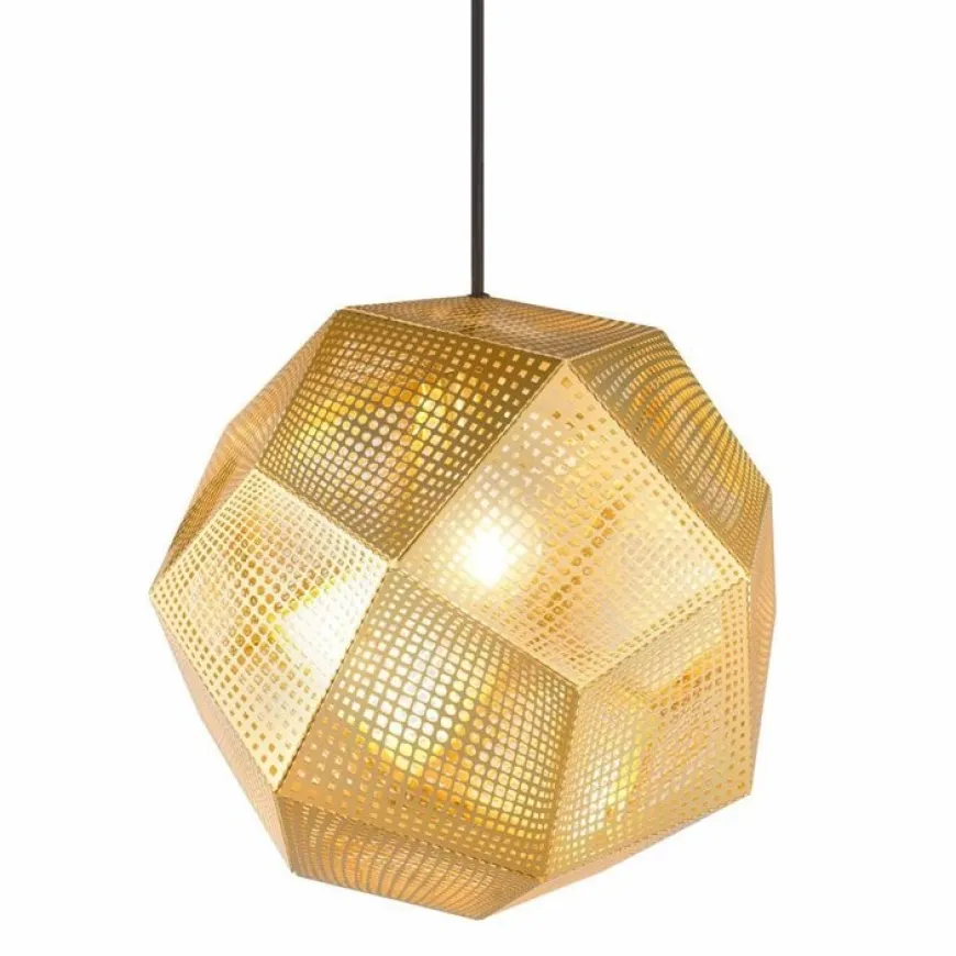 Etch Ø32 złoty mosiądz - Tom Dixon - lampa wisząca