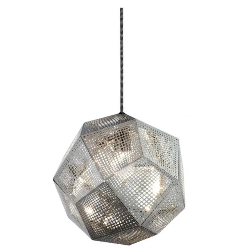 Etch Shade aluminium - Tom Dixon - lampa wisząca