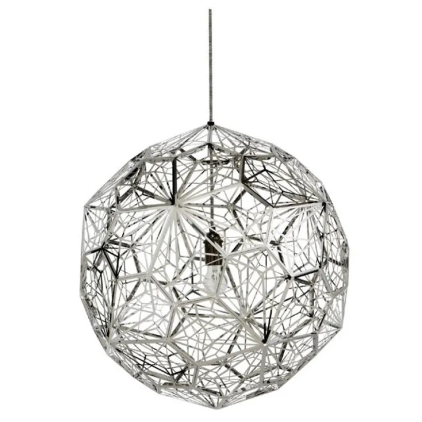 Etch Web jasny szary - Tom Dixon - lampa wisząca