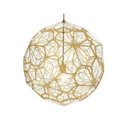 Etch Web złoty - Tom Dixon - lampa wisząca