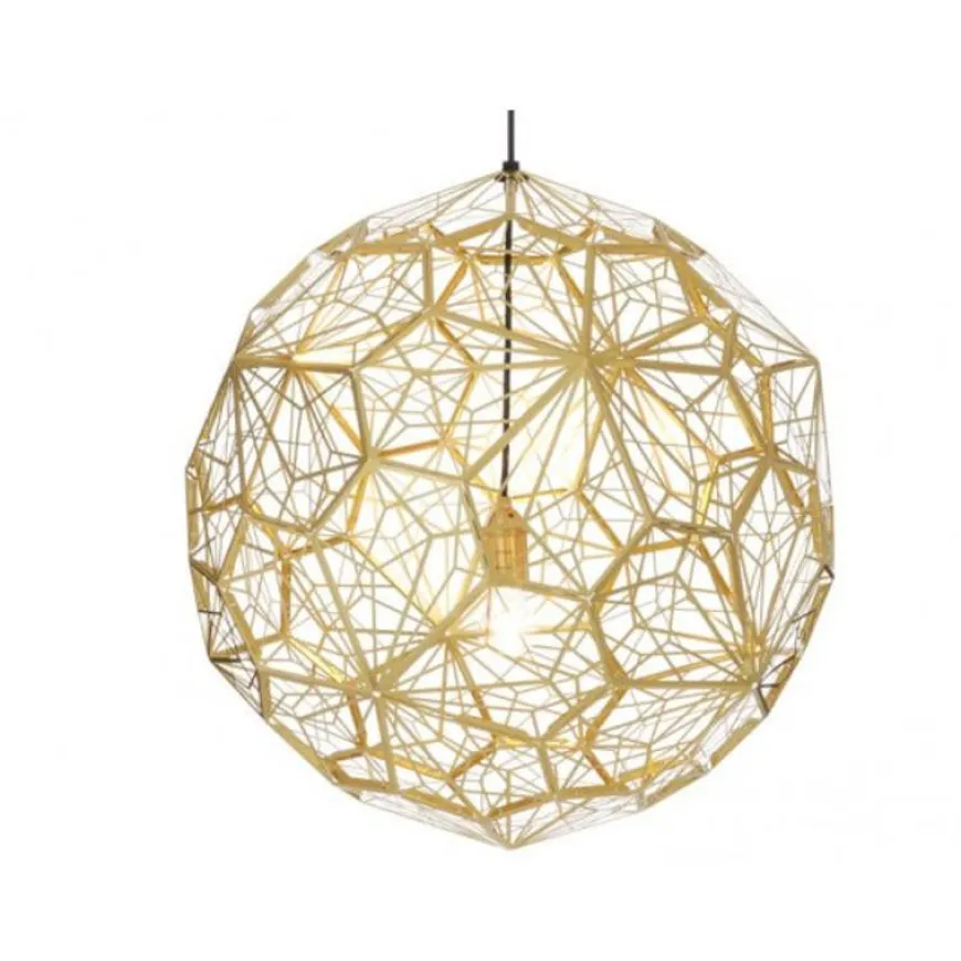 Etch Web złoty - Tom Dixon - lampa wisząca
