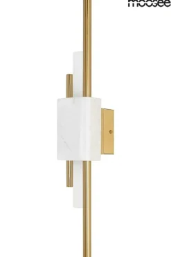 Evans Biała / Złota - Moosee - lampa ścienna