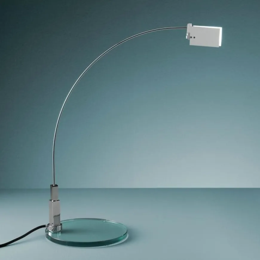 Falena H52 chrom - Fontana Arte - lampa biurkowa