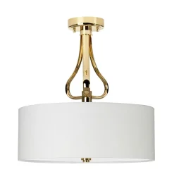 Falmouth Led French Gold - Elstead Lighting - lampa sufitowa łazienkowa