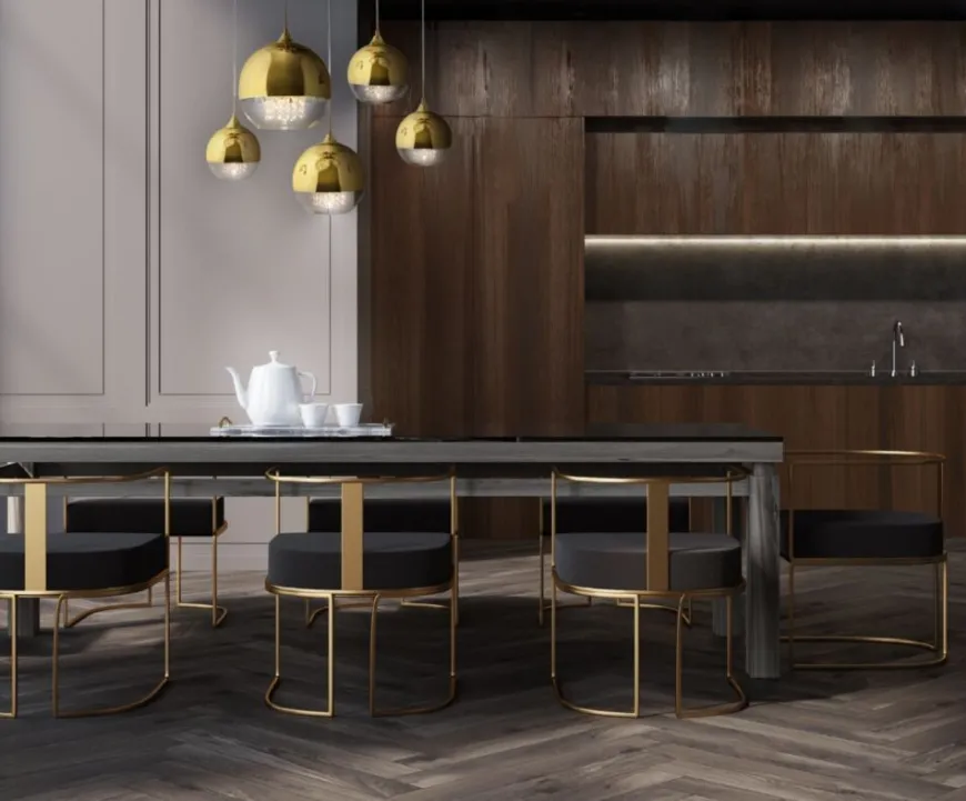 Fermi Gold - Maytoni - lampa sufitowa nowoczesna