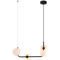 Ferrand 4 Black - Italux - lampa wisząca