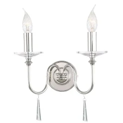 Finsbury Park Nickel - Elstead Lighting - ścienna