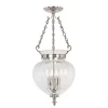 Finsbury Park Polished Nickel Ø28 - Elstead Lighting - lampa wisząca klasyczna