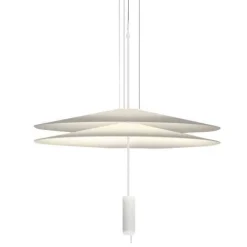 Flamingo Ø70 biały matowy - Vibia - lampa góra/dół