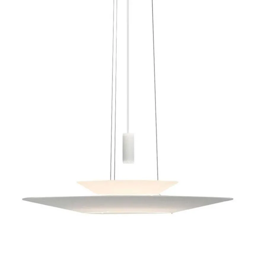 Flamingo Ø70 biały matowy - Vibia - lampa wisząca