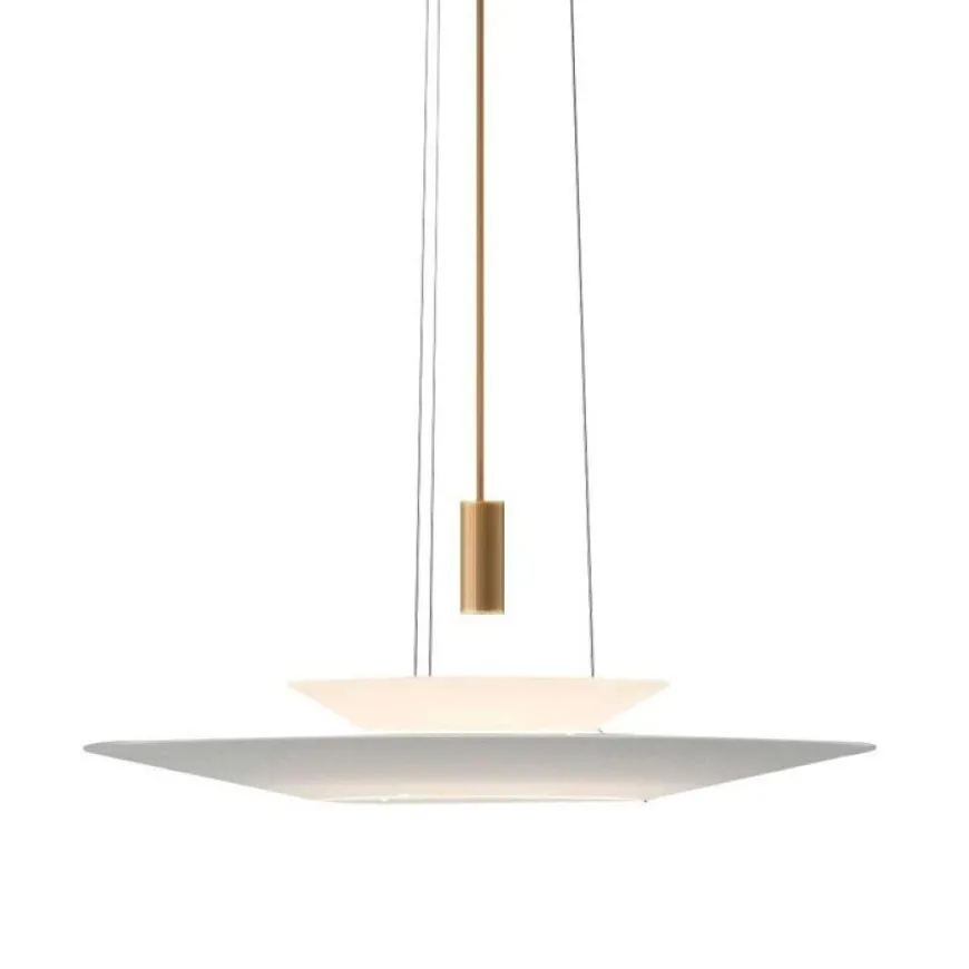 Flamingo Ø70 satyna złoty - Vibia - lampa wisząca