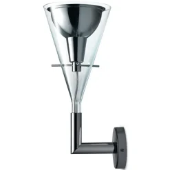 Flûte H46 przezroczysty - Fontana Arte - lampa ścienna