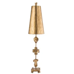 Fragment Glazed Gold Leaf - Elstead Lighting - lampa stołowa