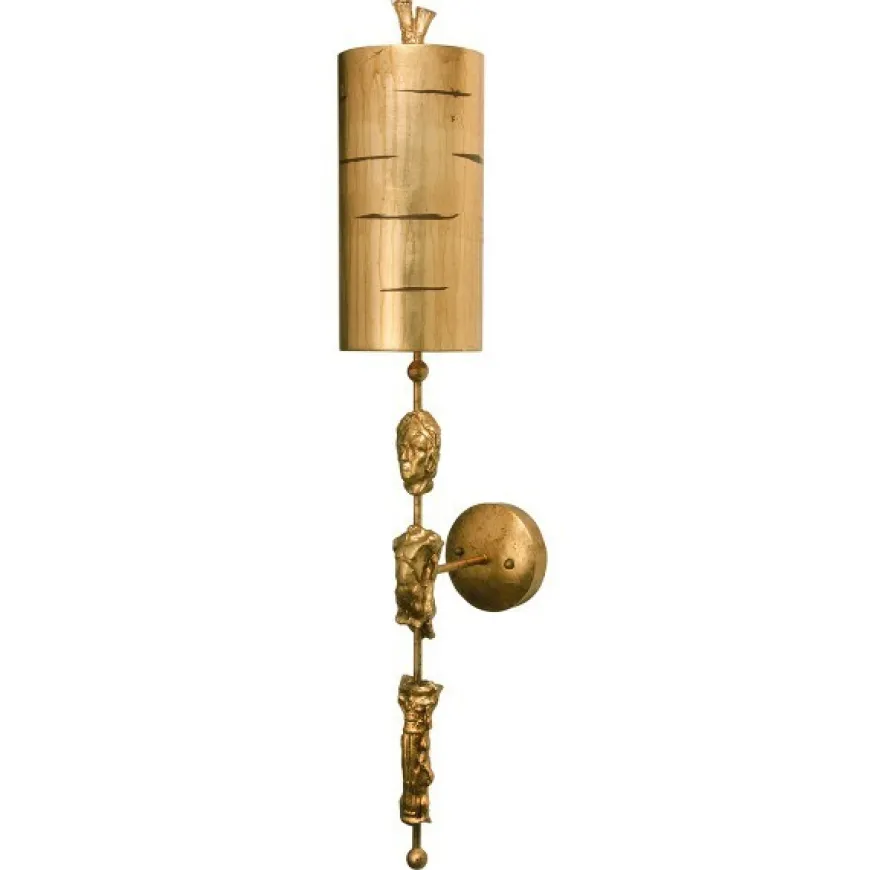 Fragment Glazed Gold Leaf - Elstead Lighting - kinkiet nowoczesny