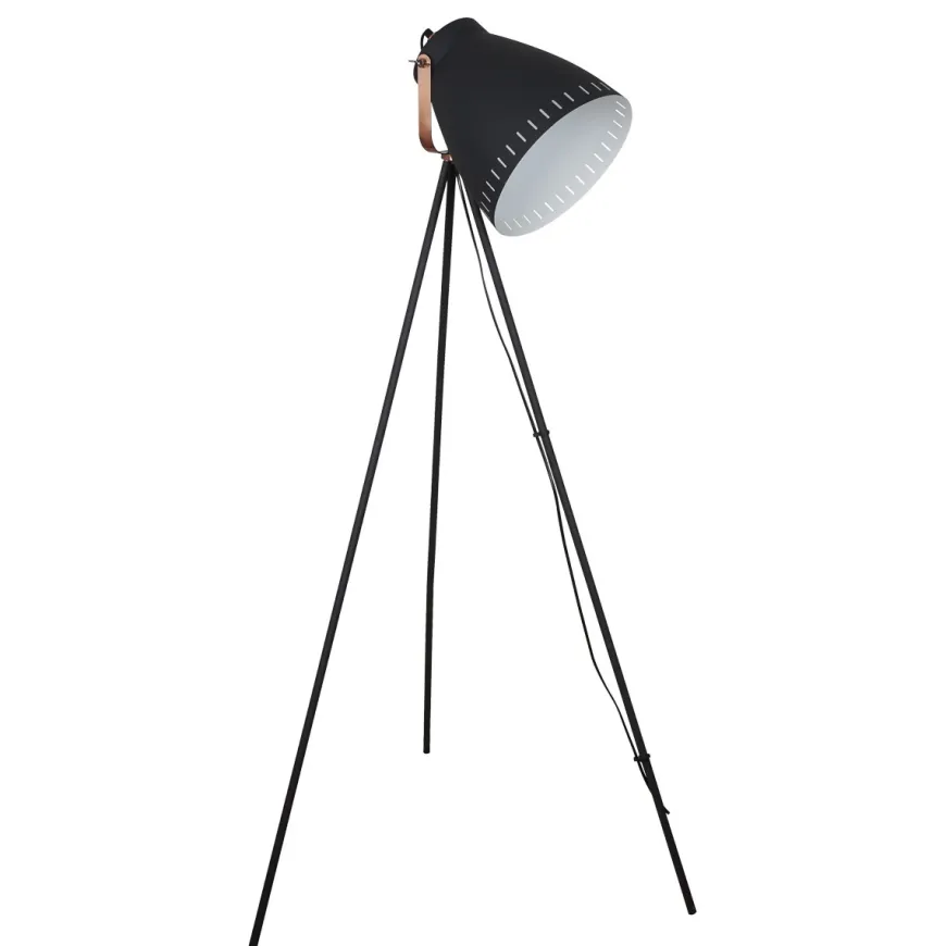 Franklin Black - Italux - lampa podłogowa
