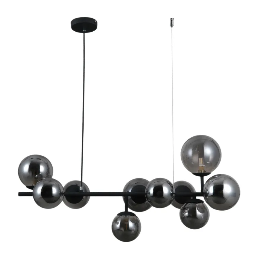 Frontera black L80 - Italux - lampa wisząca nowoczesna