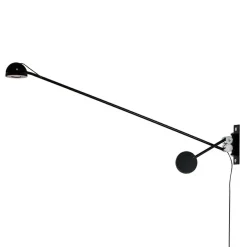 Gear Czarna - Moosee - lampa ścienna