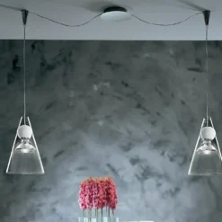 Gemma 2 Ø18 biały - De Majo - lampa wisząca