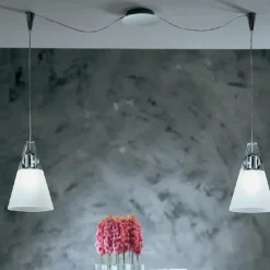 Gemma 2 Ø18 przezroczysty - De Majo - lampa wisząca
