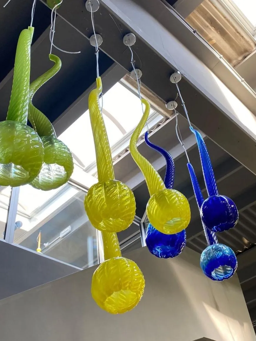 GIRINO - lampa wisząca ręcznie wykonana ze szkła dmuchanego Murano