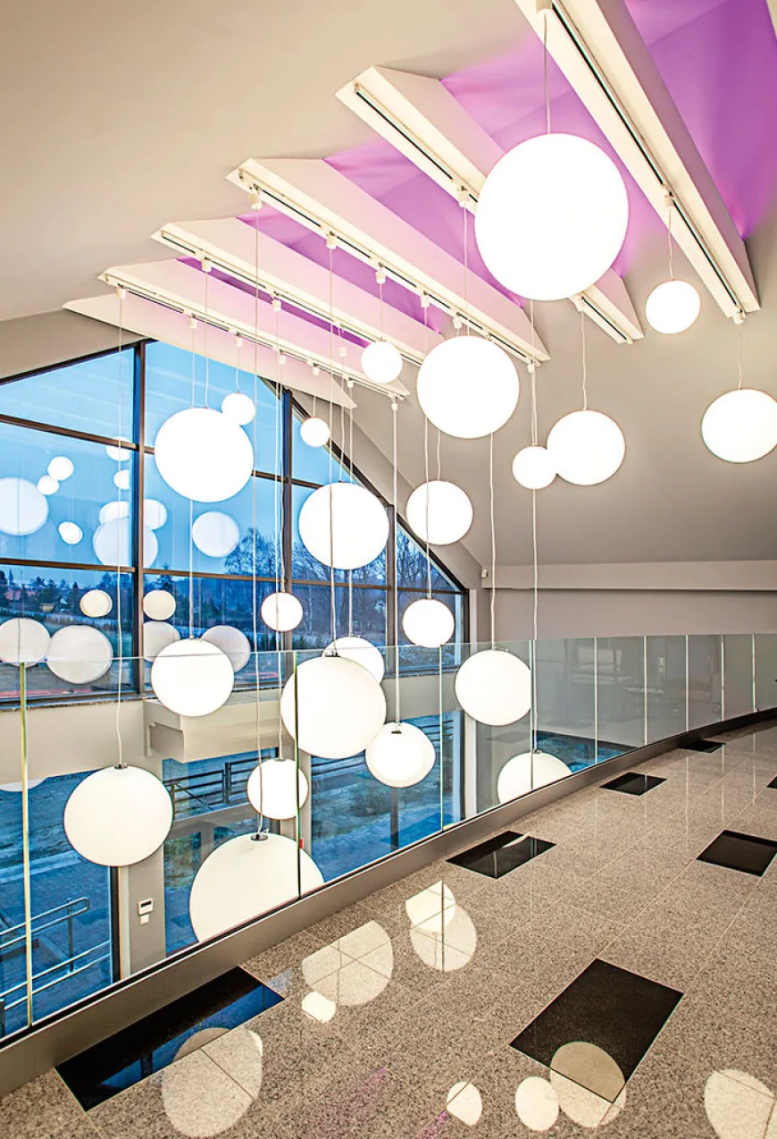 Globo In Ø120 biały - Slide - lampa wisząca