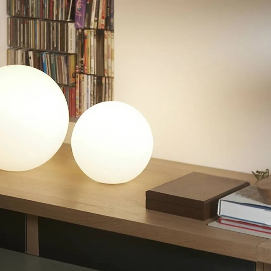 Globo In Ø30 biały - Slide - lampa biurkowa