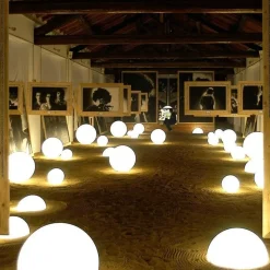 Globo In Ø60 biały - Slide - lampa biurkowa