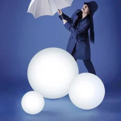 Globo In Ø120 biały - Slide - lampa biurkowa