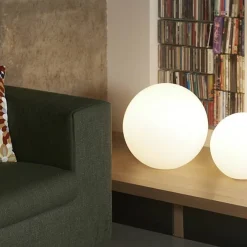 Globo In Ø40 biały - Slide - lampa biurkowa