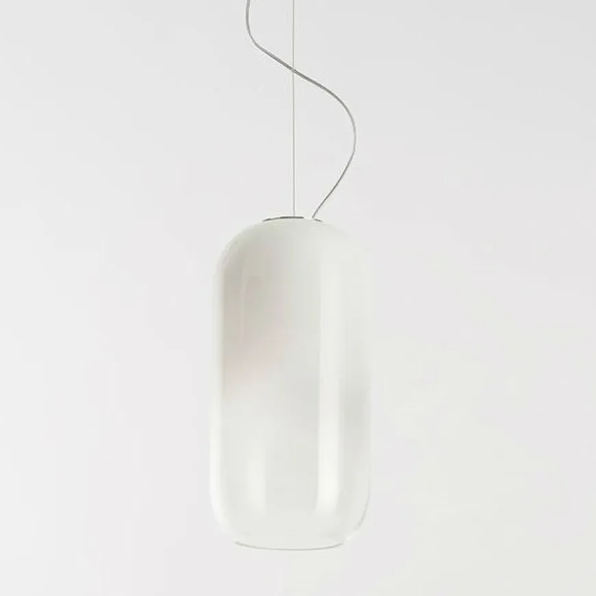 Gople Mini Ø14.5 biały dym - Artemide - lampa wisząca