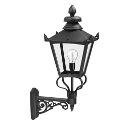 Grampian Black - Elstead Lighting - kinkiet ogrodowy