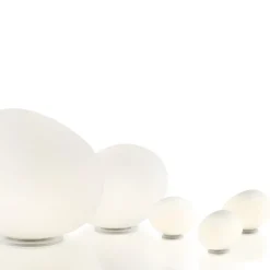 Gregg Grande H40 biały, złoty - Foscarini - lampa biurkowa