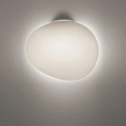 Gregg Media Semi 1 H26 biały - Foscarini - lampa ścienna