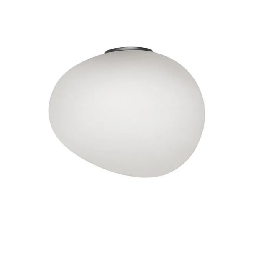 Gregg Midi H21 biały, grafit szary - Foscarini - lampa ścienna