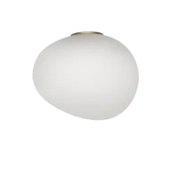 Gregg Midi H21 biały, złoty - Foscarini - lampa ścienna
