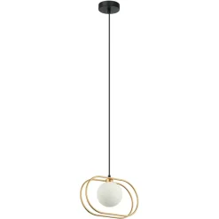 Grosetta I gold - Italux - lampa wisząca nowoczesna