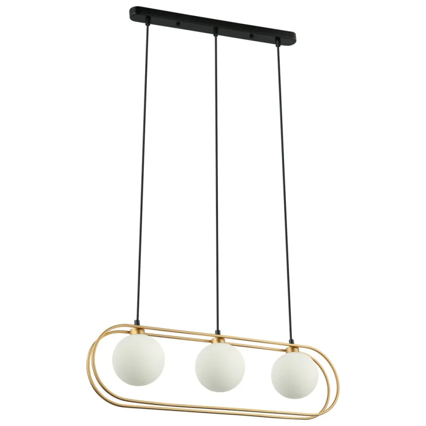 Grosetta III gold - Italux - lampa wisząca nowoczesna
