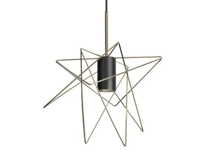 Gstar Gold-Black 8854 - Nowodvorski - lampa wisząca nowoczesna