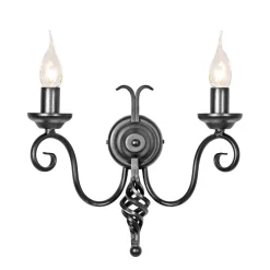 Harlech Black - Elstead Lighting - kinkiet klasyczny