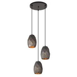 Harley Grey-Gold - Italux - lampa wisząca
