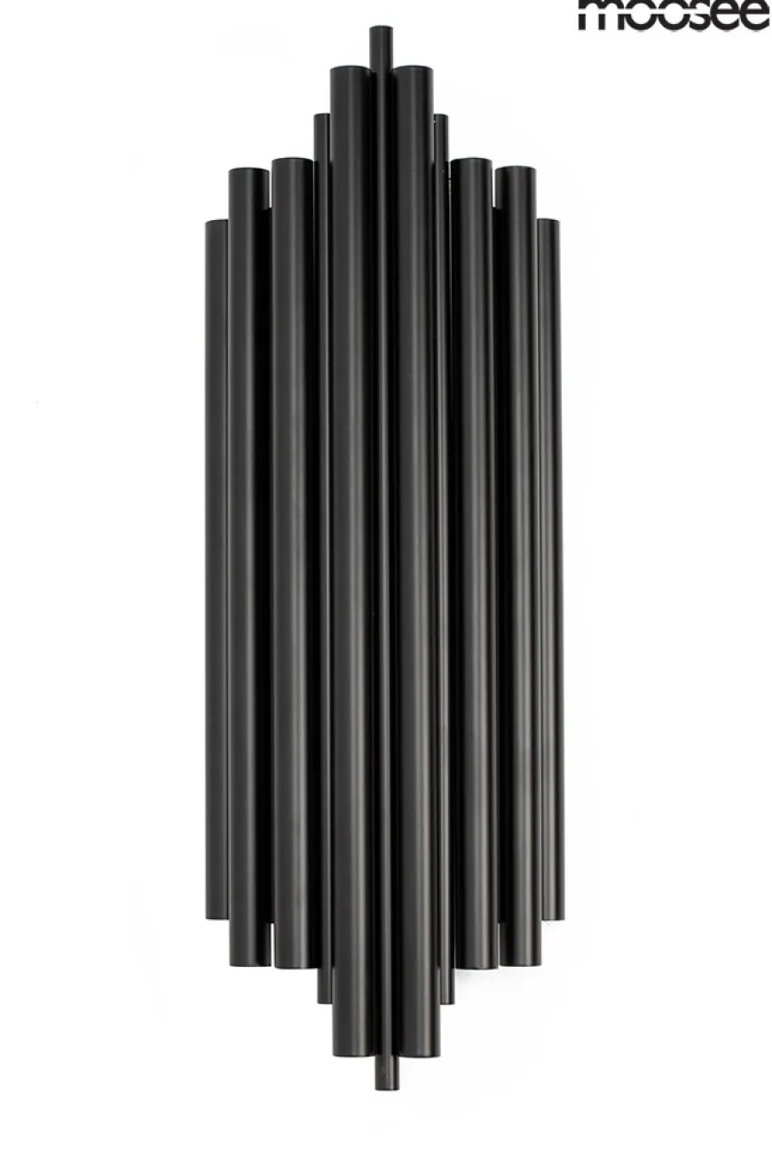Harmonic Black Czarna - Moosee - lampa ścienna