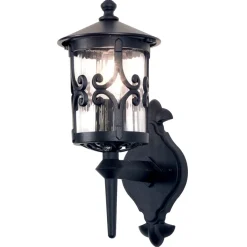 Hereford Black H42 - Elstead Lighting - kinkiet ogrodowy