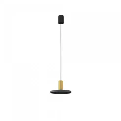 Hermanos B Black-Solid Brass - Nowodvorski - lampa wisząca nowoczesna