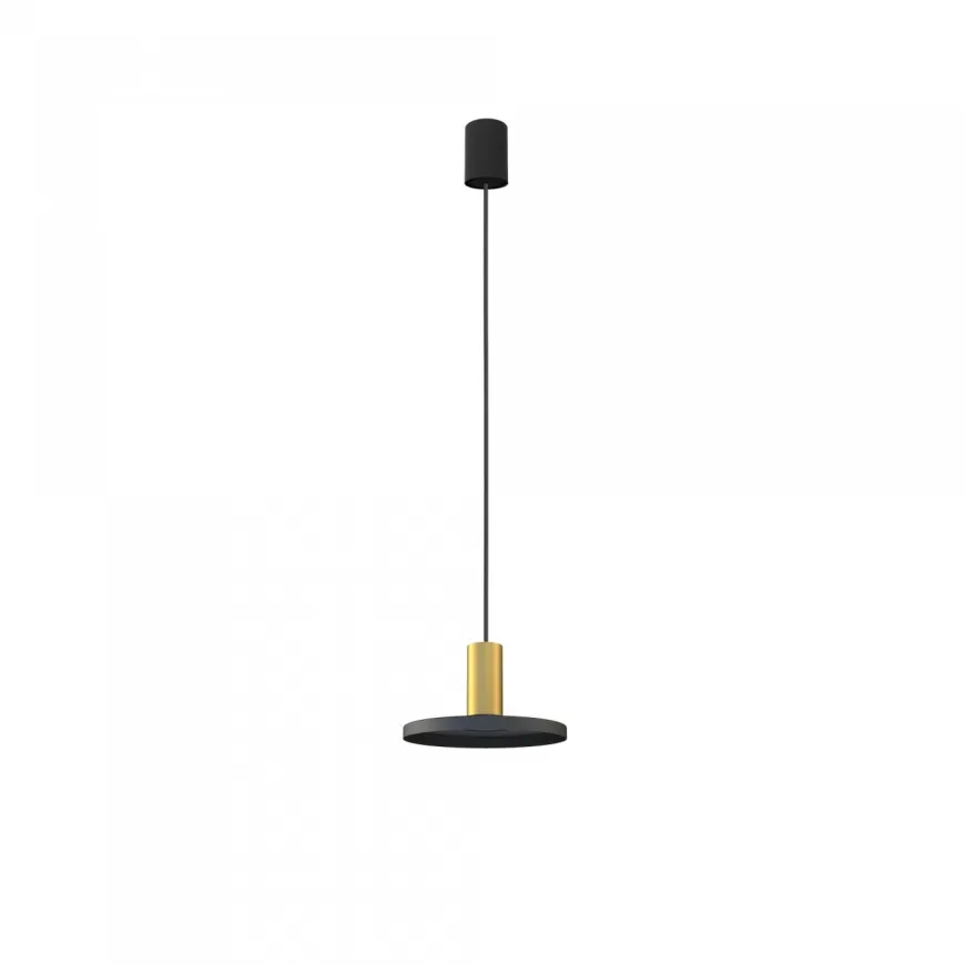 Hermanos B Black-Solid Brass - Nowodvorski - lampa wisząca nowoczesna