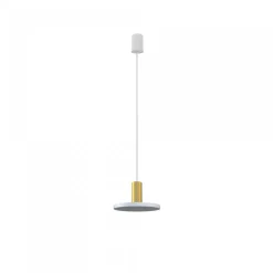 Hermanos B White-Solid Brass - Nowodvorski - lampa wisząca nowoczesna