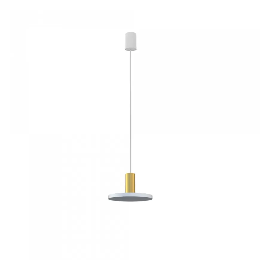 Hermanos B White-Solid Brass - Nowodvorski - lampa wisząca nowoczesna