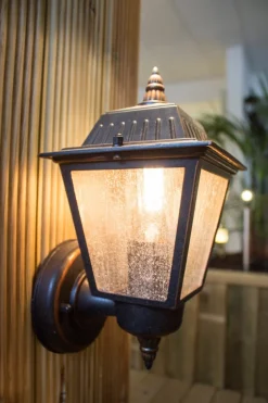 Highnam Weathered Bronze - Elstead Lighting - kinkiet ogrodowy