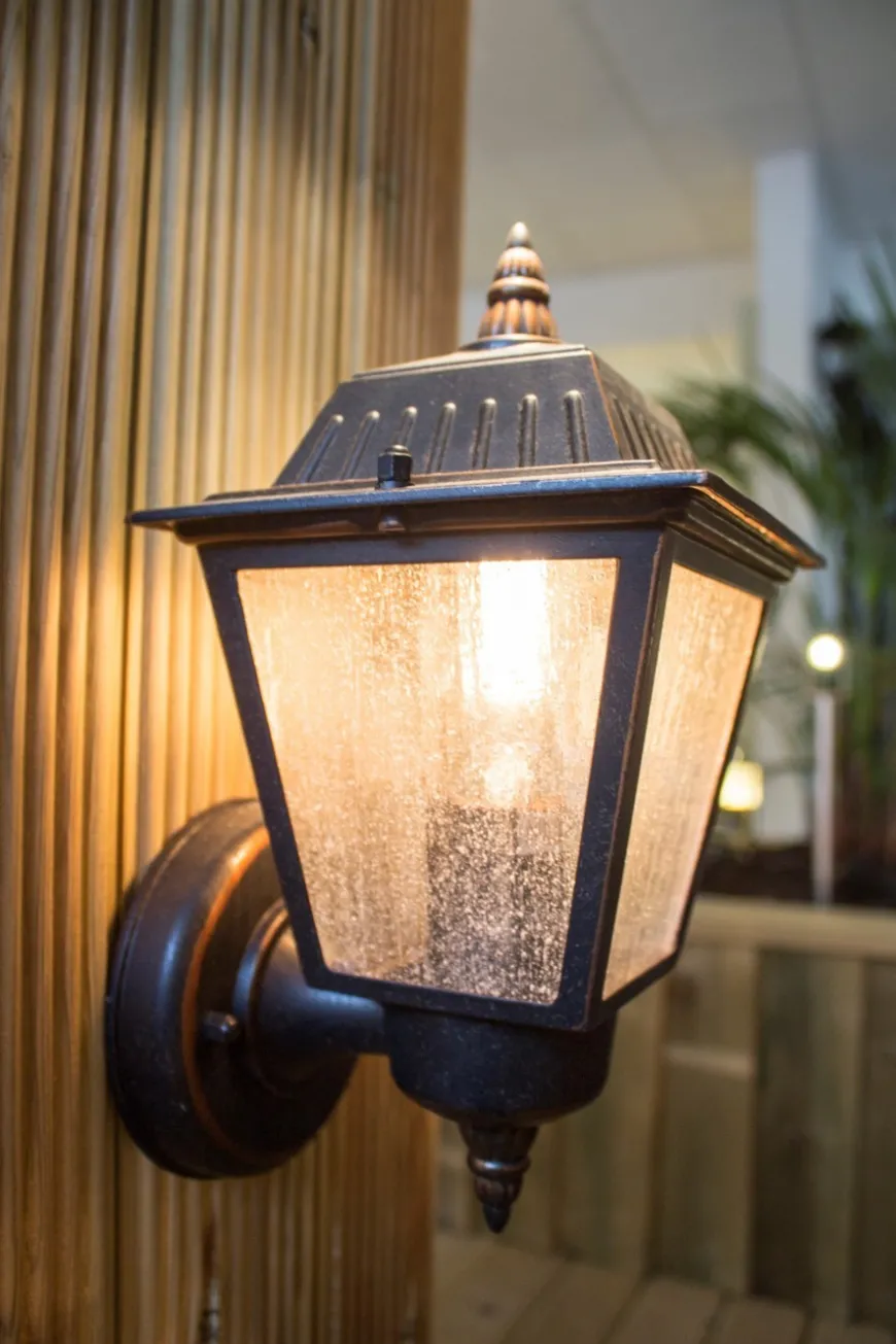 Highnam Weathered Bronze - Elstead Lighting - kinkiet ogrodowy