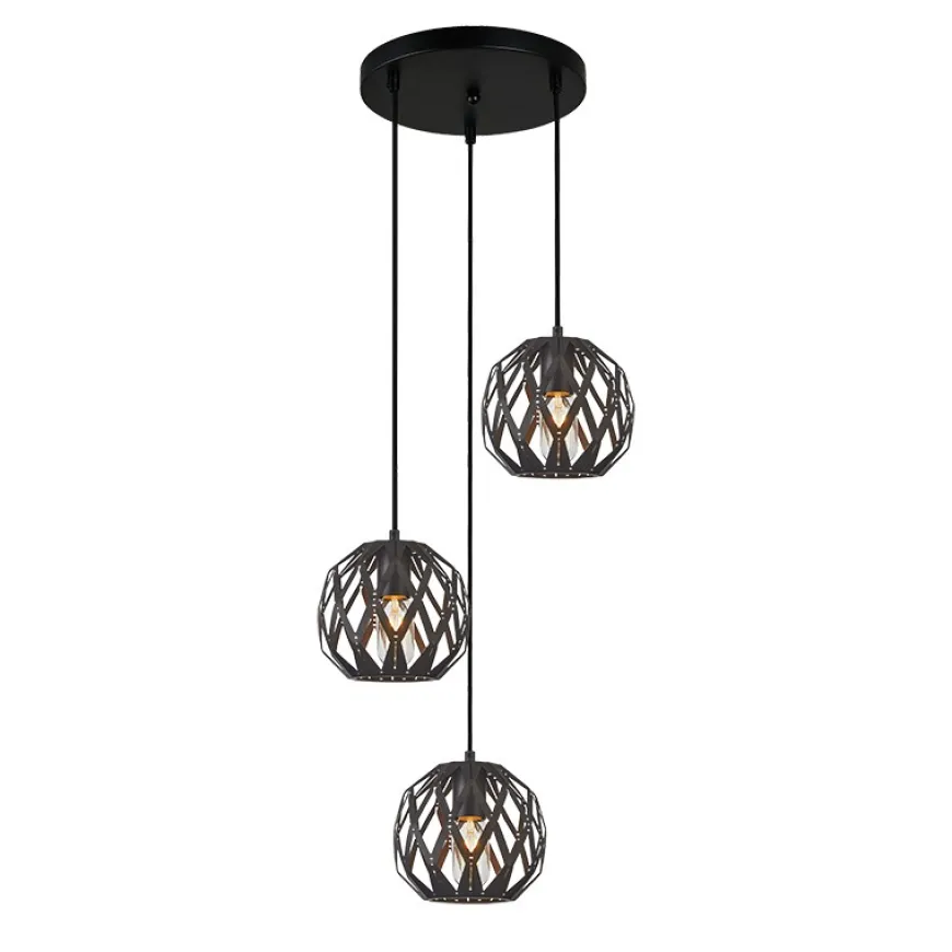Hilo Black III - Italux - lampa wisząca