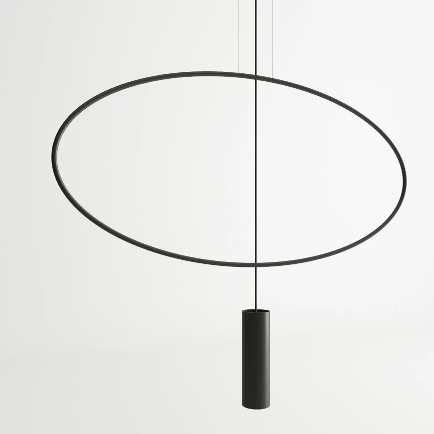 Holar 1 Czarna - THORO - lampa wisząca